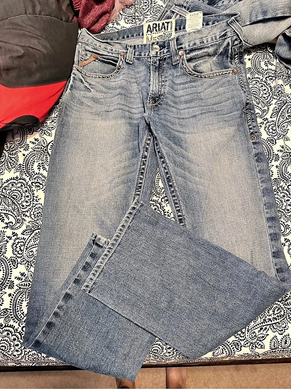 Ariat M5 Straight Men's Blue Jeans Waist 32